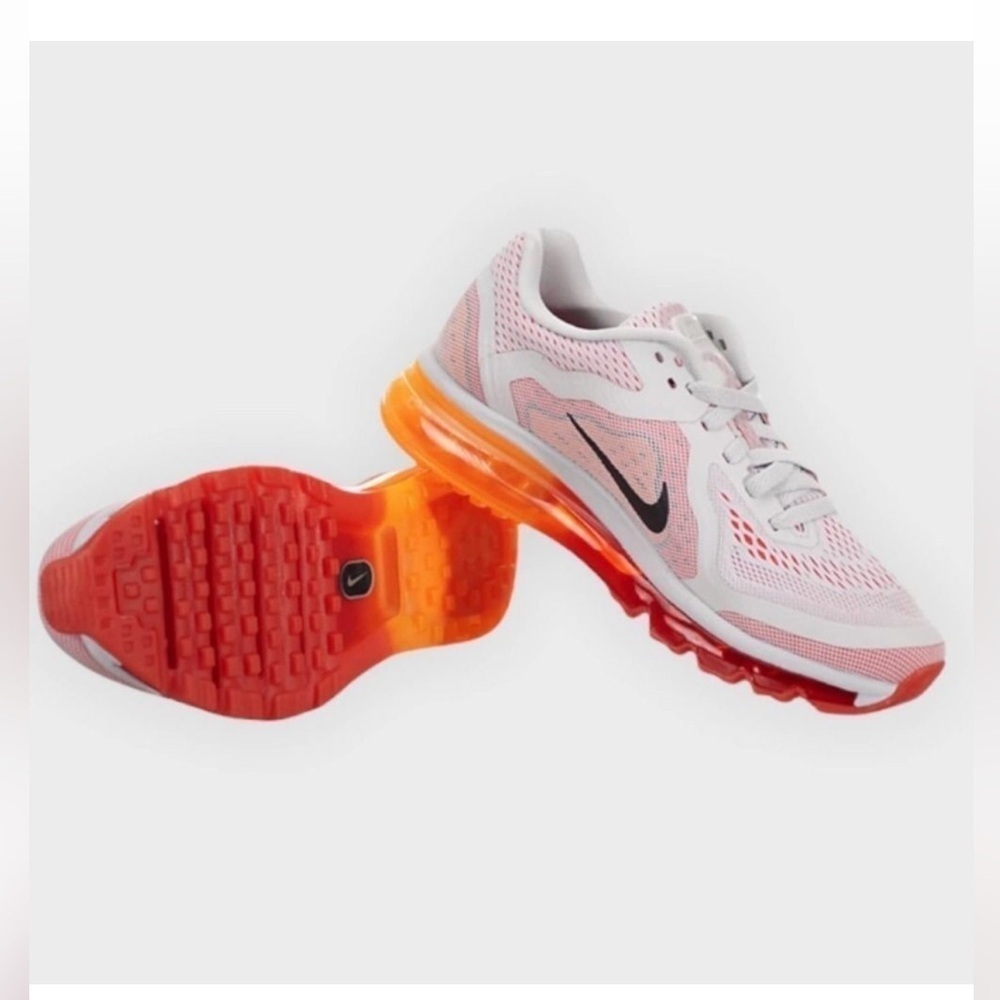 Nike air max red and white colours.